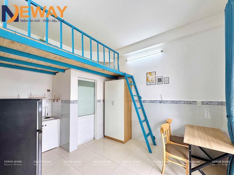 Duplex bancon thoáng mát | full nội thất | đh công thương & đh văn hiến - aeonmall | giá 4tr7 - 3