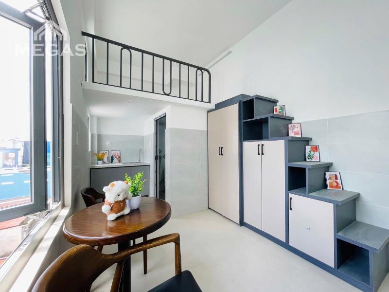 Duplex sổ trời siêu thoáng | full ntcb sẵn máy lạnh | vhu & huit | giá 4tr5 - 2