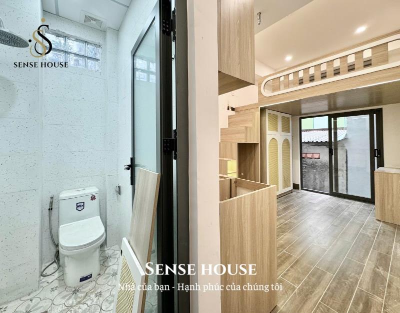 Cho thuê căn hộ mới 100%, dạng duplex đường thống nhất, full nội thất- ban công- máy giặt riêng, gần đại học công nghiệp