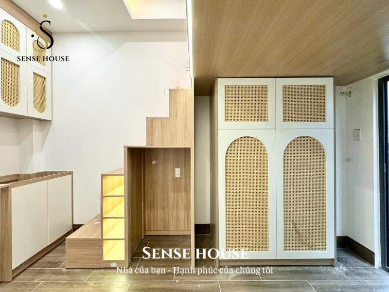 Cho thuê căn hộ mới 100%, dạng duplex đường thống nhất, full nội thất- ban công- máy giặt riêng, gần đại học công nghiệp - 4