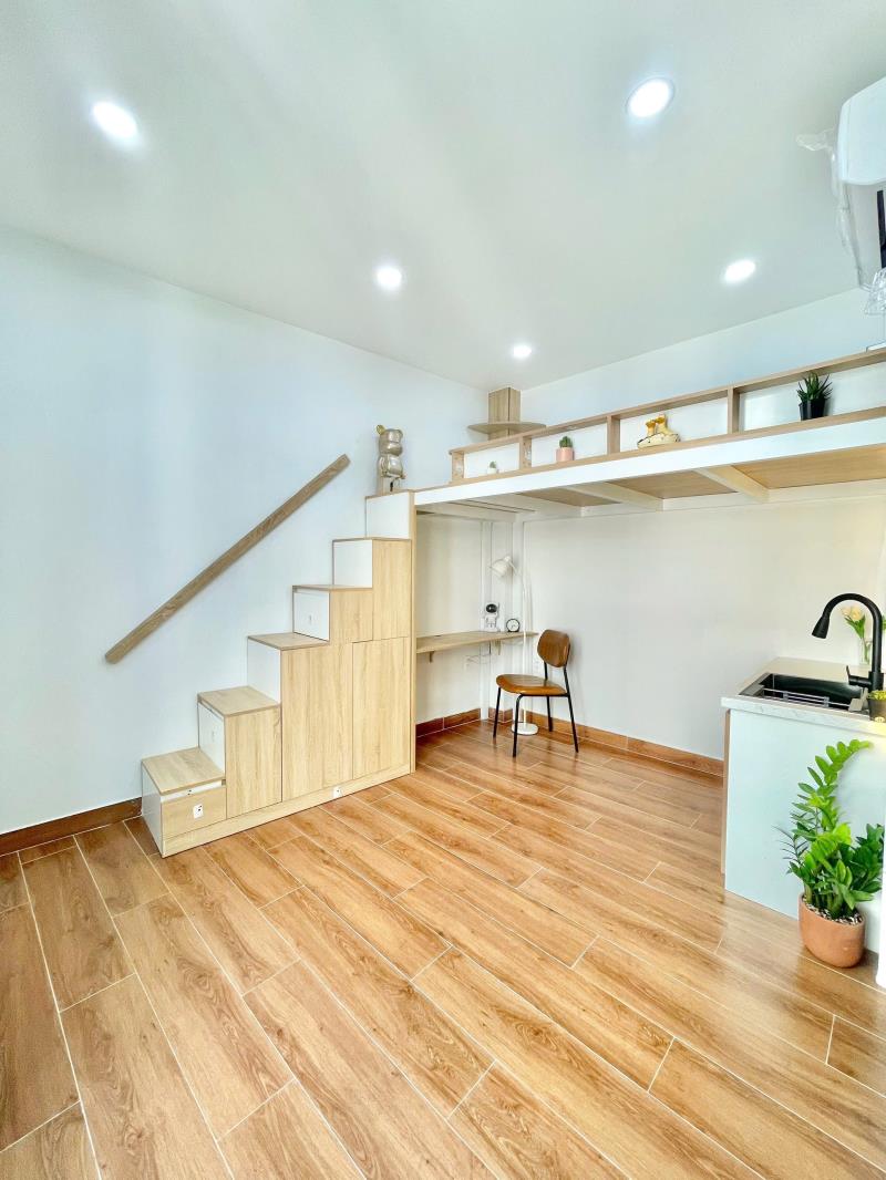Cho thuê căn hộ duplex cửa sổ trời gần đại học văn lang bình thạnh - 2