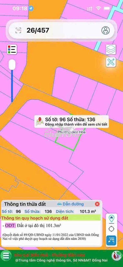 Bán gấp lô đất p.bửu hoà ngay tái định cư 8x13 101m full thổ - 3