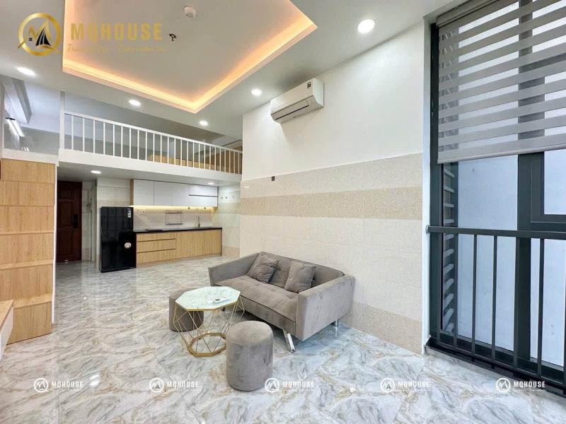 Duplex ban công view kính 40m2 | máy giặt riêng | gần đầm sen - 2