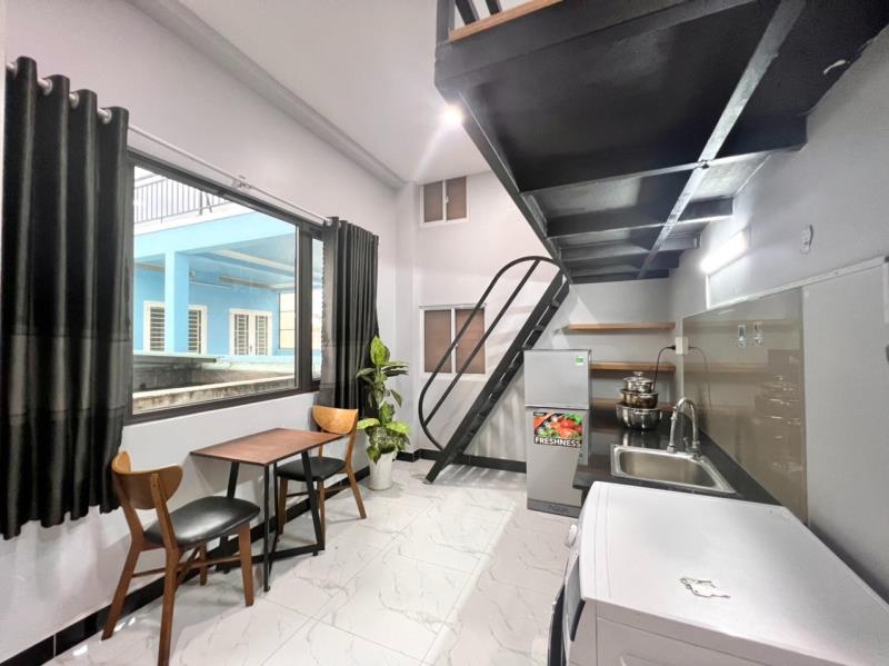 Gác lửng full nội thất, thang máy khu phan xích long phú nhuận