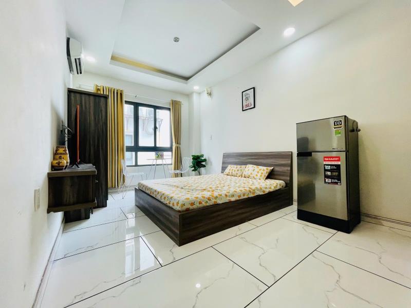 Cho thuê căn hộ studio full nội thất - bình quới , bình thạnh 