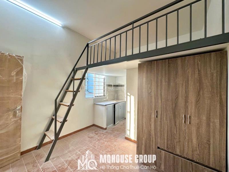 Cho thuê phòng trọ duplex hơn 25m2 gần ngay đh văn lang