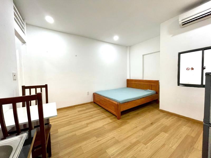 Phòng trọ bình thạnh - mặt tiền - full nội thất - phan văn trị - kế đại học văn lang - 4