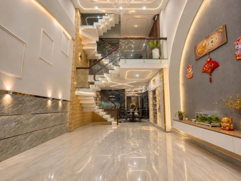Chỉ 6.x có nhà mới 5 tầng - 220m ngang4.6 hxh thông giáp tân phú - 2