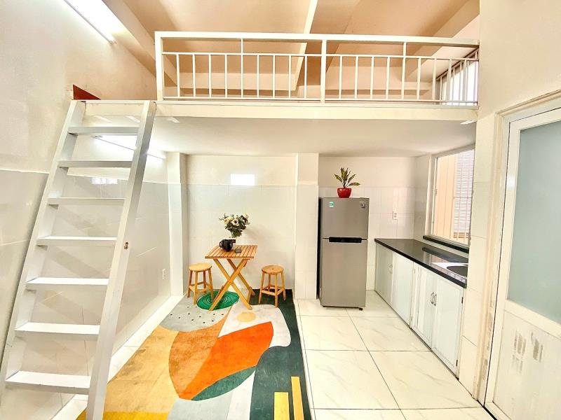  Cho thuê duplex bùi đình túy – phòng rộng – cửa sổ – cách đh ngoại thương 2km