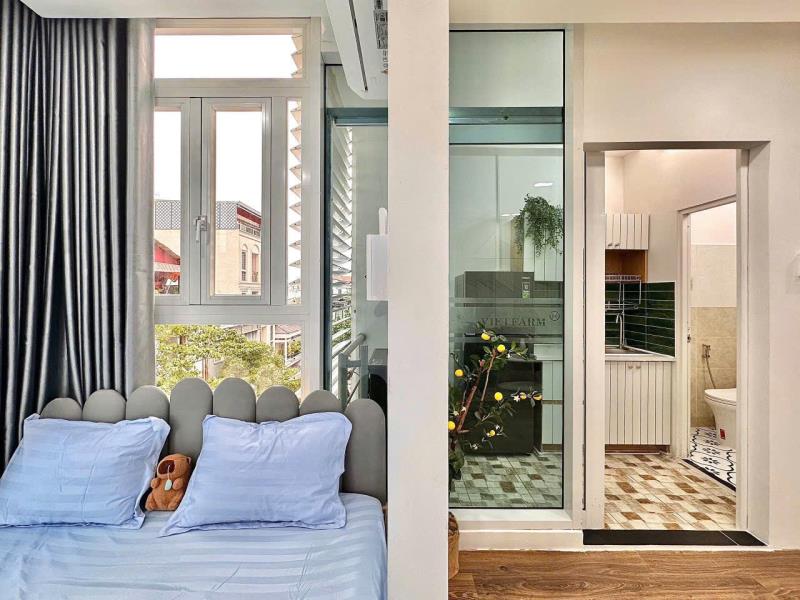 Căn hộ 1 phòng ngủ cao cấp gần sân bay tân sơn nhất - công viên gia định quận tân bình - 4