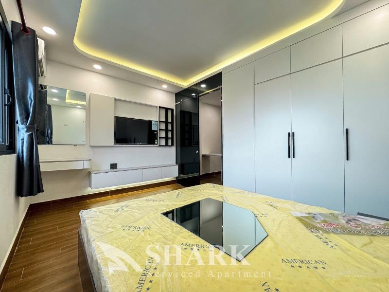 Cho thuê 1pn full nội thất 35m2 có thang may ham xe bảo vệ 24/24 ngay chợ bà chiểu, trường đại học văn lang - 4
