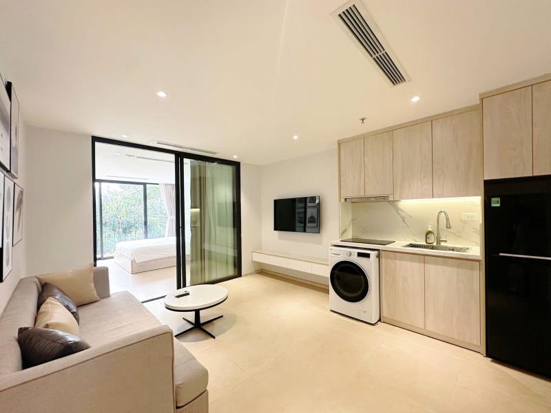 Cho thuê căn hộ 1pn 40m2 có máy giặt riêng - ngay ngã tư hàng xanh - cầu thị nghè - thảo cầm viên sg - hồ con rùa