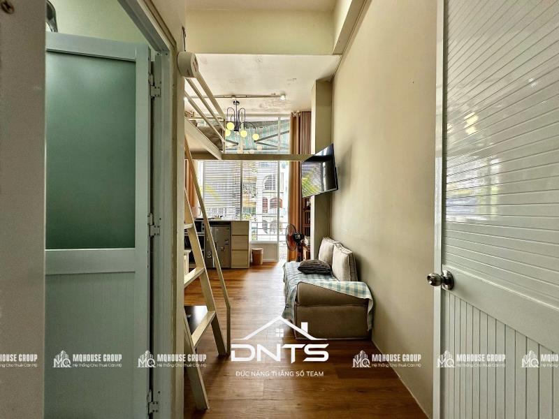 Cho thuê phòng duplex 2 giường bancony lớn gần trường đh xã hội và nhân văn, cầu bason - 2