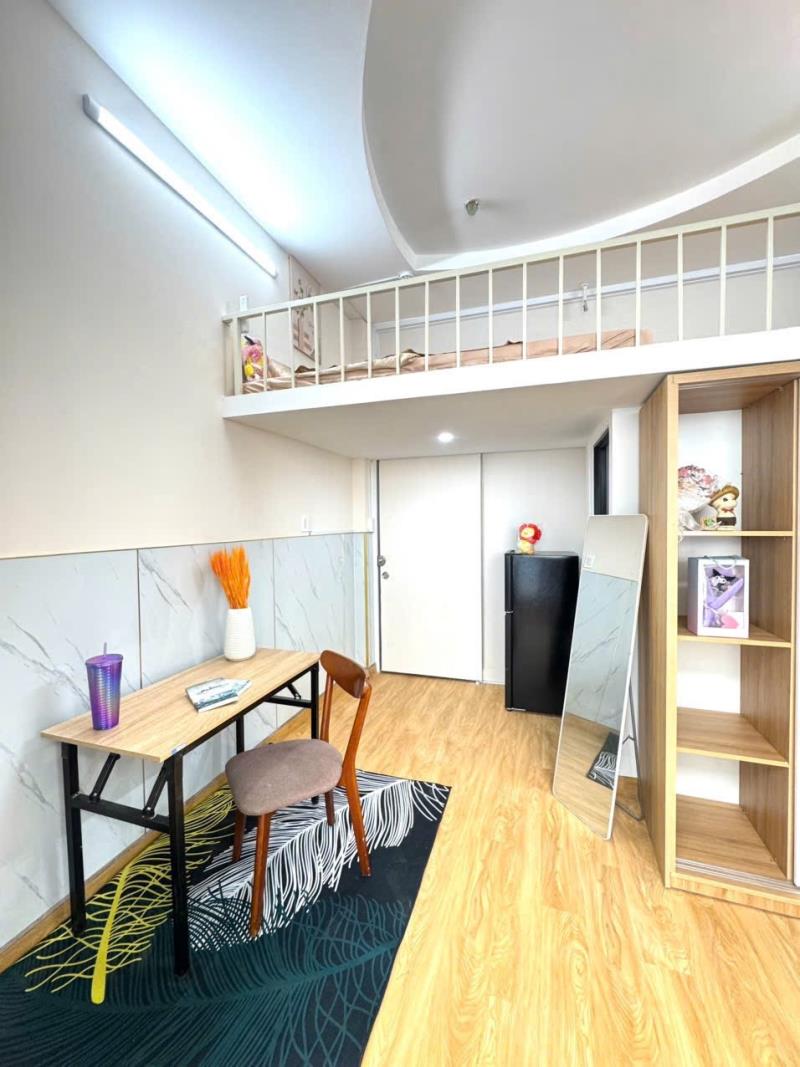 Cho thuê duplex 1pn tách bếp ban công full nội thất đường xvnt gần gtvt, hutech, uef, hub - 4
