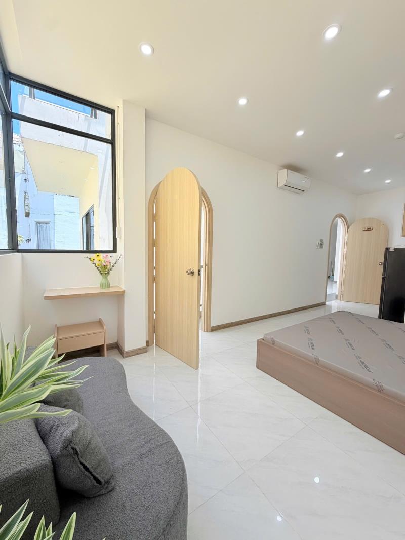 Cho thuê studio ban công 35m2 new 100% ngay chợ bà chiểu - trường đại học văn lang1&2 - học viện cán bộ tphcm - 3