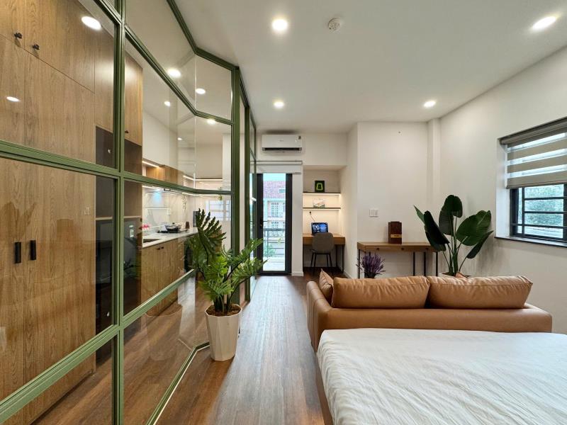 Căn hộ studio cực đẹp  cửa sổ máy giặt riêng  50m2  mega market an phú thảo điền bình thạnh - 3