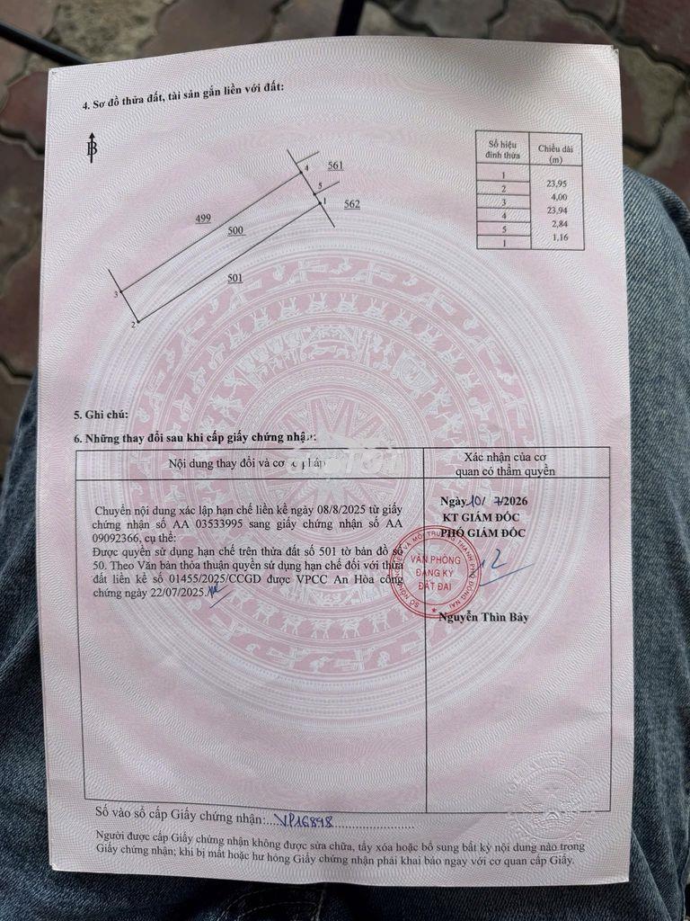 Bán đất tại phường tân triều, giá *** - 4