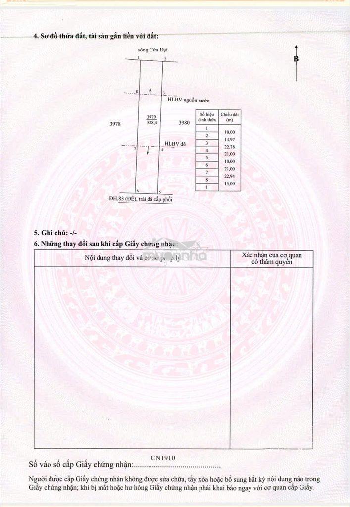 Mặt tiền sông 750tr - 4