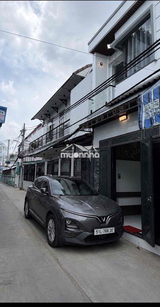 Nhà hxh 1627/1a huỳnh tấn phát q7 tphcm 3,5x7m nhà mới hẻm xe hơi 2pn - 2