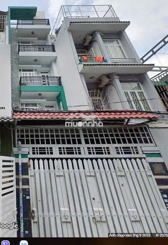 Bán nhà 1 trục kd 10m lê văn thọ, cv làng hoap9, 80m2, 4 lầu, 10.5tytl