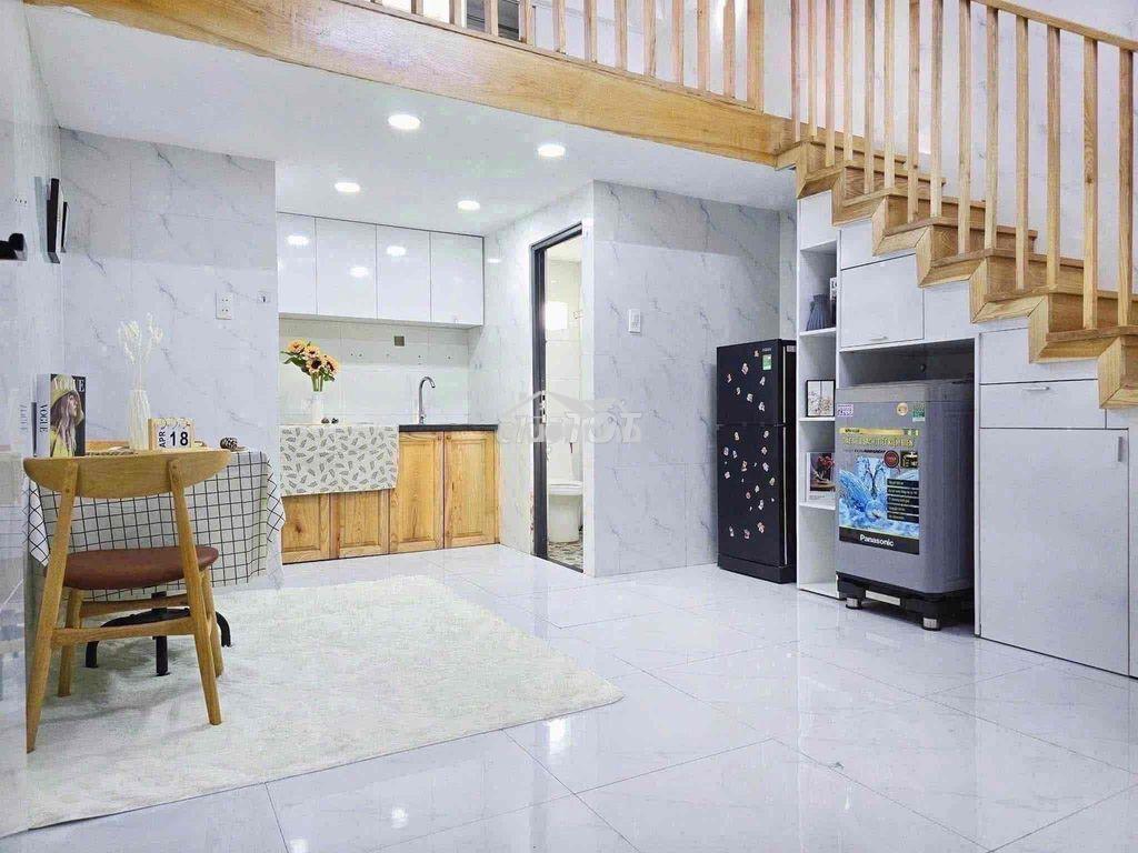 Cho thuê căn hộ tân phú gác cao 1m7 gần đại học công thương ( huit) - 4