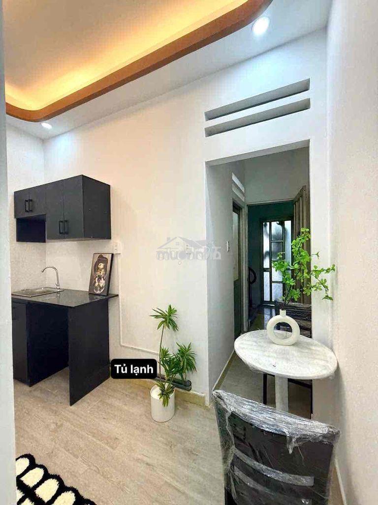 Chdv 1pn 1phòng bếp full đồ đạc free xe