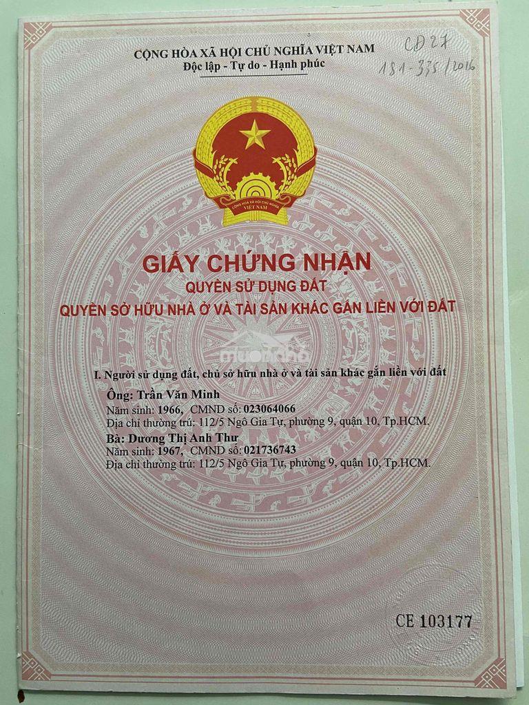 Nhà ở quận 10, giá cả có thể thương lượng - 3