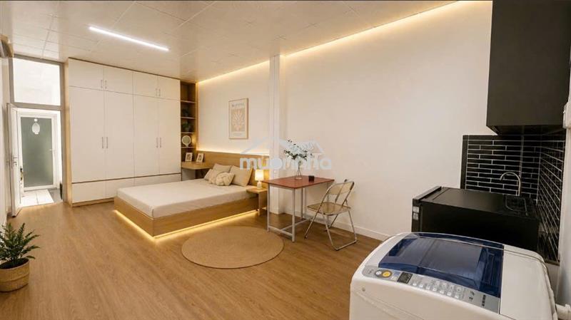1pn siêu rộng full nội thất có sân sau ngay luỹ bán bích gần văn hiến
