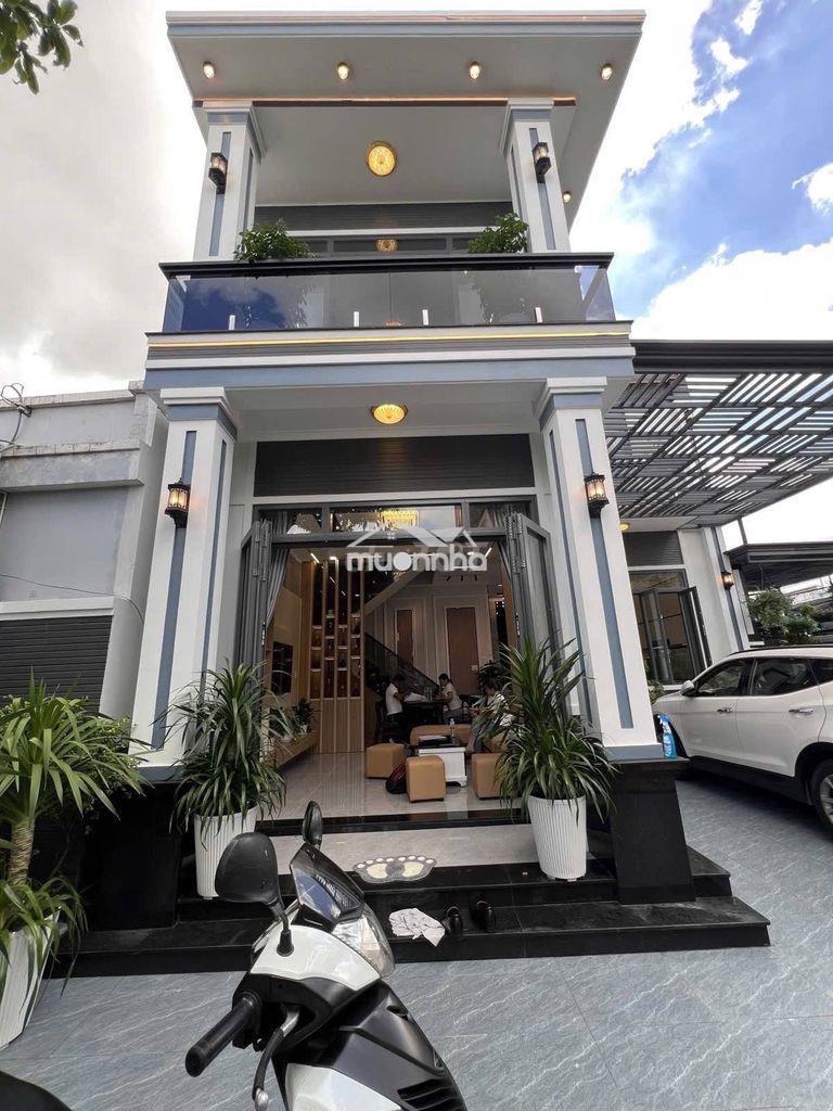 Biệt thự 2 tầng đúc – 188m² – gara ô tô – full nội thất – tt hóc môn