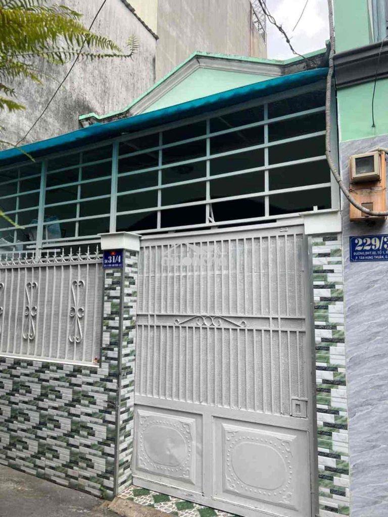 Bán nhà đông hưng thuận 55m² nở hậu đẹp, cách mt 1 căn, giá 4.tỷ