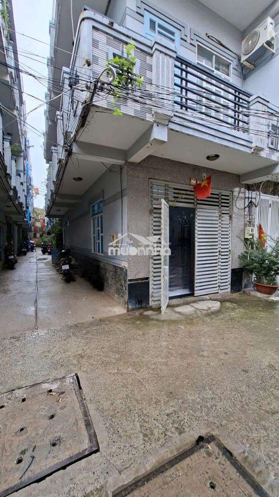 Nhà 1 trệt 2 lầu 2 mặt tiền 6m và 3.5m hẻm xe hơi vào nhà