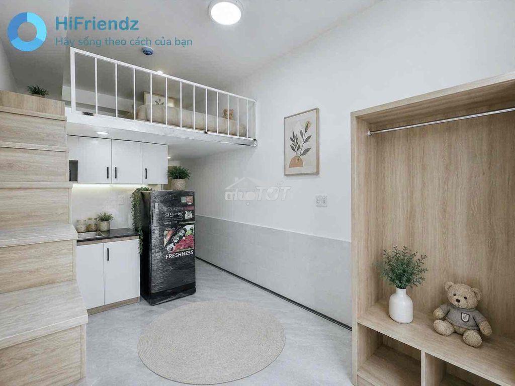 Cho thuê phòng full nội thất đi bộ tới iuh đh công nghiệp có thang máy - 3