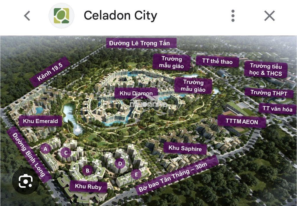 Chuyên cho thuê căn hộ celadon city khu ruby - emerald - diamond  - 2