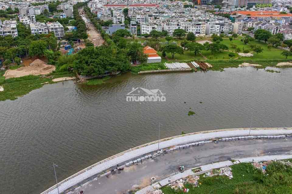 Bán đất lớn tuyệt đẹp 346,3m2 sát sông dòng tiền 35tr giá gần 65tr/m2 - 2