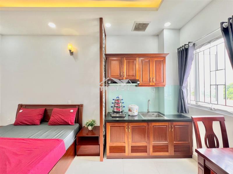 Căn hộ 25m2 thoáng mát an ninh ngay ngã 4 trần quang diệu