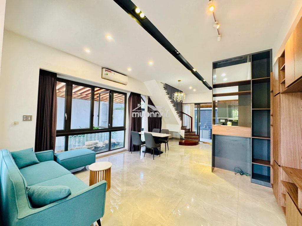 Bt mini park riverside full nt - sân vườn hồ cá koi - 4pn 4wc - 3 tầng - 4