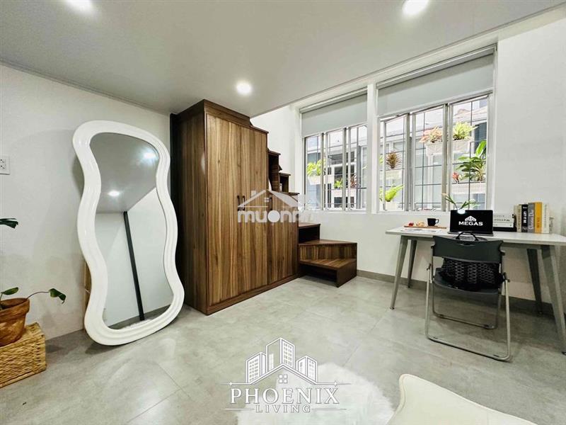 Khai trương duplex mới xây full nội thất - cách huflit 3p đi xe
