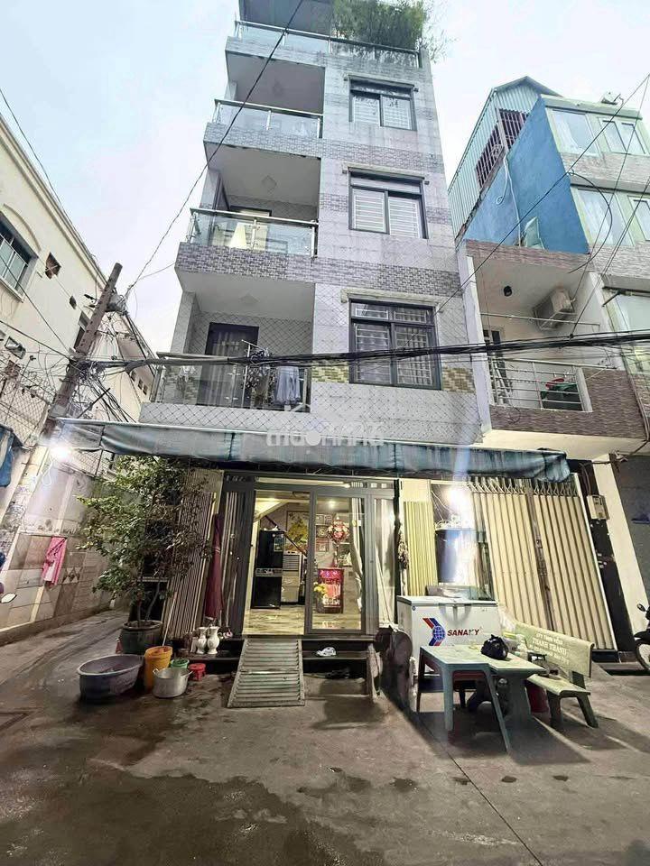 Quạn 10 lý thường kiệt, 27m2 - 5 tầng - hẻm xe hơi tới nhà giá 5.68 tỷ - 2