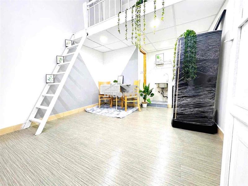 Cho thuê duplex trệt full nội thất ngay chợ bình thành - ngã tư gò mây