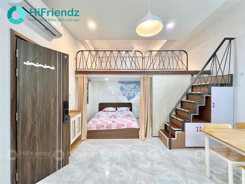 Nhà mới xây 2 không gian ngủ phù hợp ở 4 người 4 xe