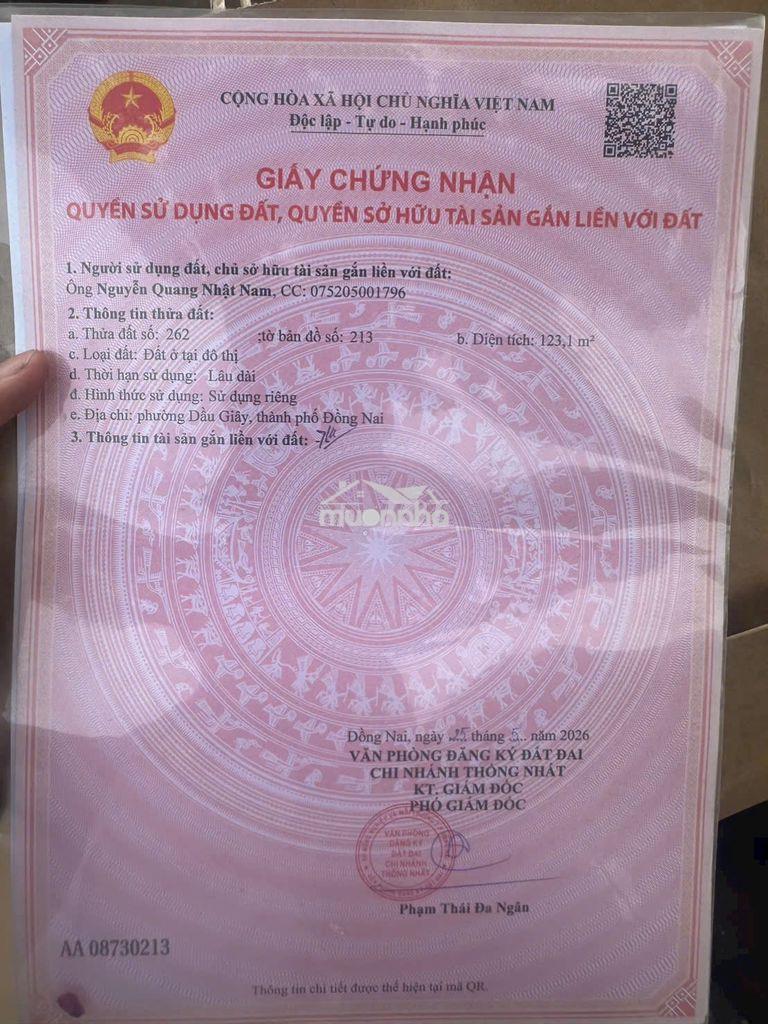 Bán nhanh lô góc 2 mặt tiền đường nhựa, đối diện kcn xuân quế - 4