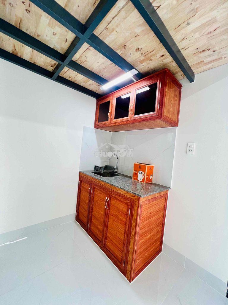 Cho thuê phòng mới xây dt 20m2 có gác lửng hẻm 140 vườn lài apđ q12 - 2