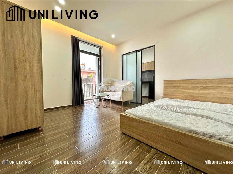 Cho thuê căn hộ 1 phòng ngủ ban công ngay đh vlu, tiện đi sân bay