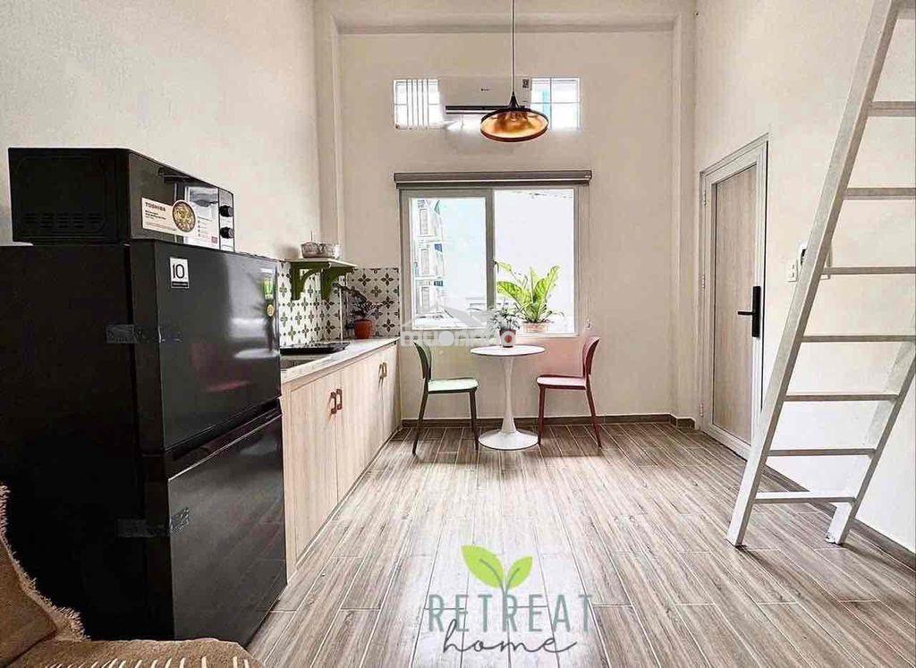 Căn hộ duplex tone trắng xinh ngay lê văn sỹ quận 3 full nội thất - 4