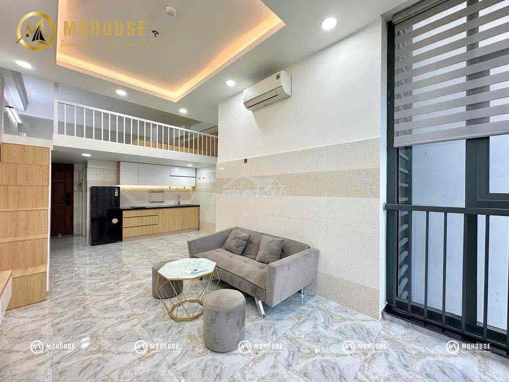 Duplex ban công view kính 40m2 | máy giặt riêng | gần đầm sen - 3