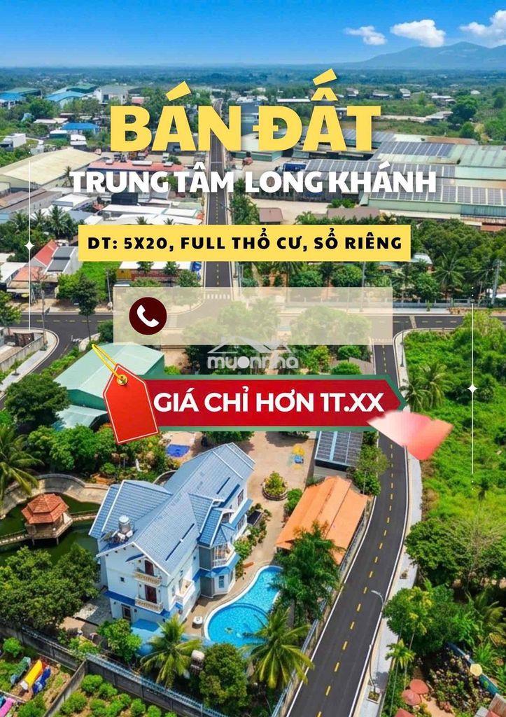 Bán đất hồ thị hương long khánh