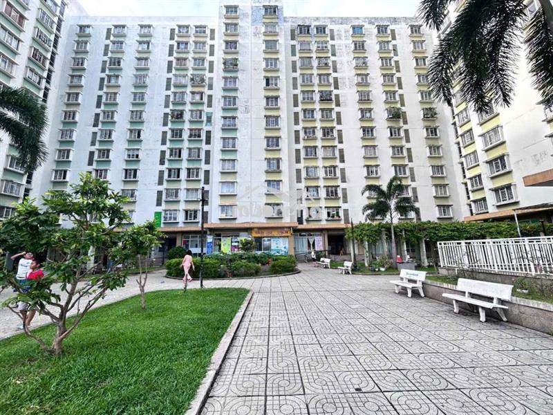 Cc d1 kdc phú lợi p7 q8,  2pn 71m2 shr, tặng nt , nh hỗ trợ 1,8 tỷ