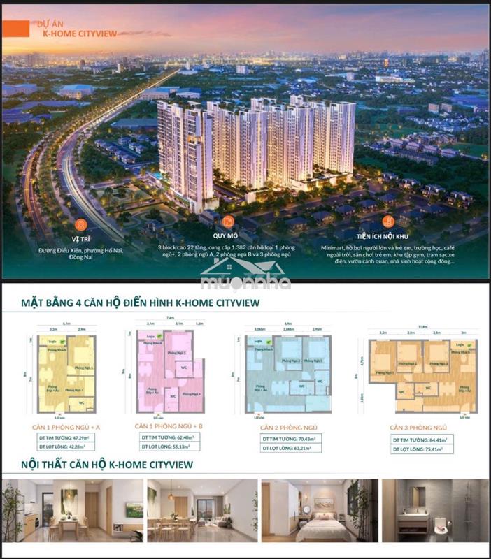 Nhà ở xã hội tại biên hoà. lãi suất cố định 5,4% năm. giá chỉ từ 250tr
