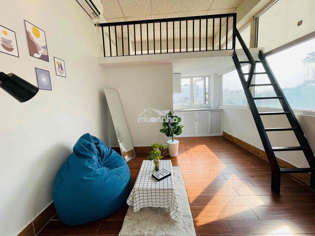 Duplex full nội thất cửa sổ trời ở được 3- 4 người ngay đh hutech - 2