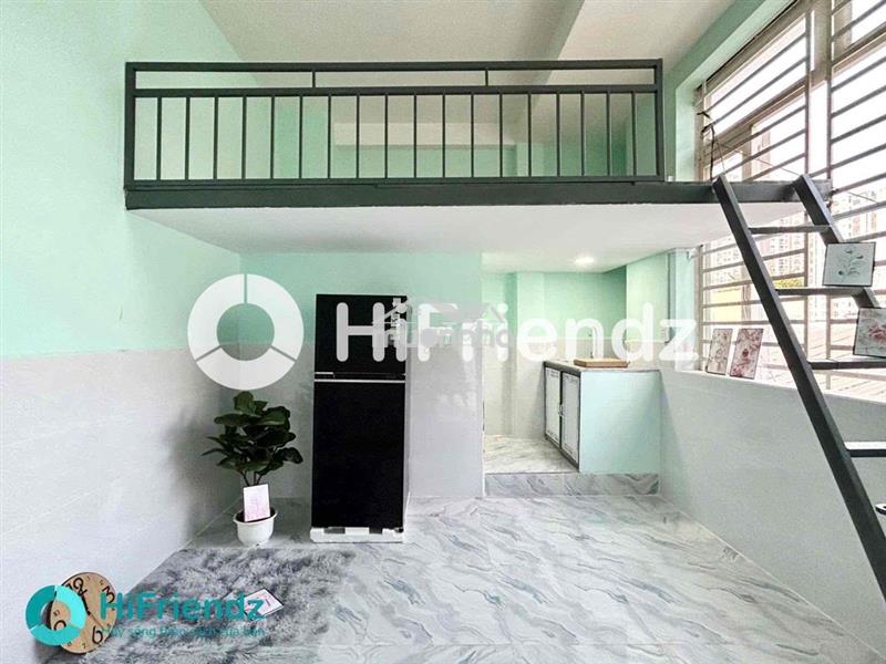 Cho thuê phòng gác cửa sổ đầy đủ nội thất gần đại học văn hiến tân phú